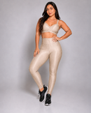 Conjunto Fitness Luxo Feminino – Top + Calça Legging Academia