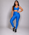 Conjunto Fitness Luxo Feminino – Top + Calça Legging Academia