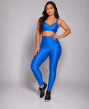Conjunto Fitness Luxo Feminino – Top + Calça Legging Academia