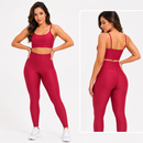 Conjunto Academia Feminino – Legging + Top Alta Compressão Zero Transparência