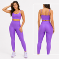 Conjunto Academia Feminino – Legging + Top Alta Compressão Zero Transparência