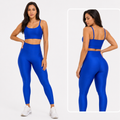 Conjunto Academia Feminino – Legging + Top Alta Compressão Zero Transparência