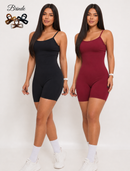 Kit 2 Macaquinhos Fitness Femininos – Poliamida Premium Modeladora