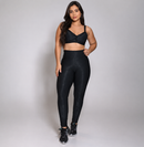 Conjunto Fitness Luxo Feminino – Top + Calça Legging Academia