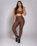 Conjunto Fitness Luxo Feminino – Top + Calça Legging Academia