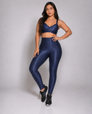 Conjunto Fitness Luxo Feminino – Top + Calça Legging Academia