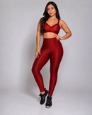 Conjunto Fitness Luxo Feminino – Top + Calça Legging Academia