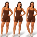 Kit 3 Macaquinhos Fitness Femininos – Ribana Canelada Premium Modeladora