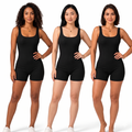 Kit 3 Macaquinhos Fitness Femininos – Ribana Canelada Premium Modeladora