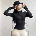 Jaqueta Fitness Feminina Modeladora – Manga Longa com Zíper | Academia & Yoga
