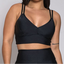 Top Fitness Feminino Alcinha – Com Bojo Removível e Alta Sustentação