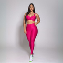Conjunto Fitness Luxo Feminino – Top + Calça Legging Academia