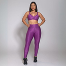 Conjunto Fitness Luxo Feminino – Top + Calça Legging Academia