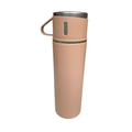 Garrafa Térmica Inox 500ml com Copo Tampa – Água ou Café Quente & Frio Antivazamento