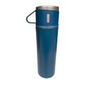 Garrafa Térmica Inox 500ml com Copo Tampa – Água ou Café Quente & Frio Antivazamento