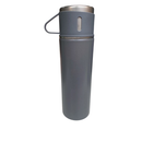 Garrafa Térmica Inox 500ml com Copo Tampa – Água ou Café Quente & Frio Antivazamento