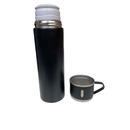 Garrafa Termica Inox 500ml Agua ou Cafe Quente & Frio Com Tampa Copinho Academia Escolar