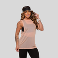 Regata Transparente Fitness Feminina – Tule Leve para Academia e Treino