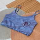 Cropped Top Alça Fina Feminino fitness Copa 2026 ESTHER BRAZIL