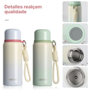 WATERSY 500ml Garrafa Térmica liso espacial Quente & Frio Com Isolamento Térmico