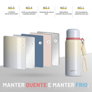 WATERSY 500ml Garrafa Térmica liso espacial Quente & Frio Com Isolamento Térmico
