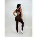 Macacão Fitness Feminino – Costas Abertas Modeladora em Suplex Premium