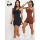 Kit 2 Macaquinhos Fitness Femininos – Poliamida Premium Modeladora