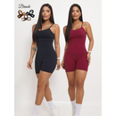 Kit 2 Macaquinhos Fitness Femininos – Poliamida Premium Modeladora
