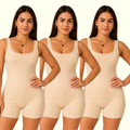 Kit 3 Macaquinhos Fitness Femininos – Ribana Canelada Premium Modeladora
