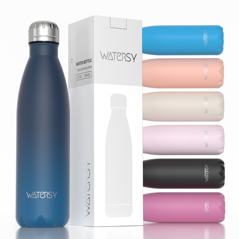 WATERSY 48h de frio copo água Garrafa térmica de aço inoxidável 500ml