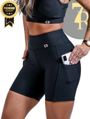 Bermuda Meia Coxa Feminina 7 Regras Suplex Power com Bolsos – Zero Transparência, compressão, dia