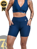 Bermuda Meia Coxa Feminina 7 Regras Suplex Power com Bolsos – Zero Transparência, compressão, dia