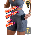 Bermuda Meia Coxa Feminina 7 Regras Suplex Power com Bolsos – Zero Transparência, compressão, dia