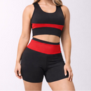 Conjunto Academia Feminino – Top + Short Cintura Alta