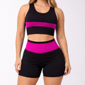 Conjunto Academia Feminino – Top + Short Cintura Alta