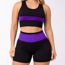 Conjunto Academia Feminino – Top + Short Cintura Alta