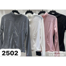 Blusa Manga Longa Feminina moda fitness modeladora yoga casaco academia proteção