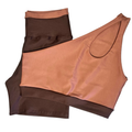 Conjunto Bicolor Academia Feminino – Top + Short Zero Transparência