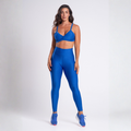 Conjunto Fitness Luxo Feminino – Top + Calça Legging Academia