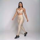 Conjunto Fitness Luxo Feminino – Top + Calça Legging Academia