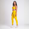 Conjunto Fitness Luxo Feminino – Top + Calça Legging Academia