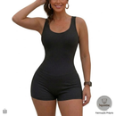 Macaquinho / Macacão Fitness Feminino com Zero Transparência Moda Feminino Variedade de Cores