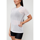 Blusa de Academia Fitness Tule Feminina Transparente Leve Confortavel