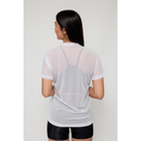 Blusa de Academia Fitness Tule Feminina Transparente Leve Confortavel