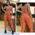 Conjunto Academia Feminino – Legging + Top Alta Compressão Zero Transparência